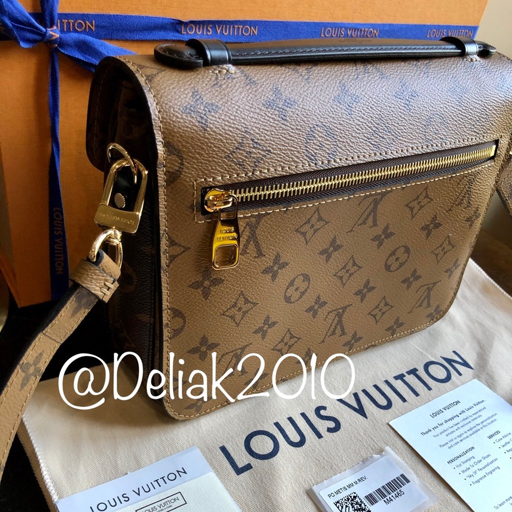 SOLD! Louis Vuitton Reverse Pochette Metis RARE 😍 - Picture 3 of 8